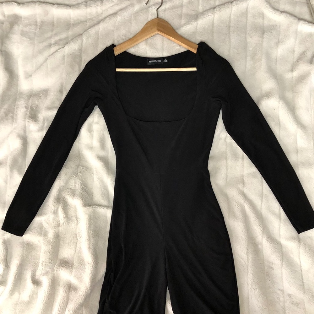 Prettylittlething | Black Unitard